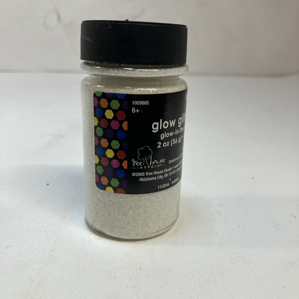 Glow in the dark glitter mix White 2 Oz